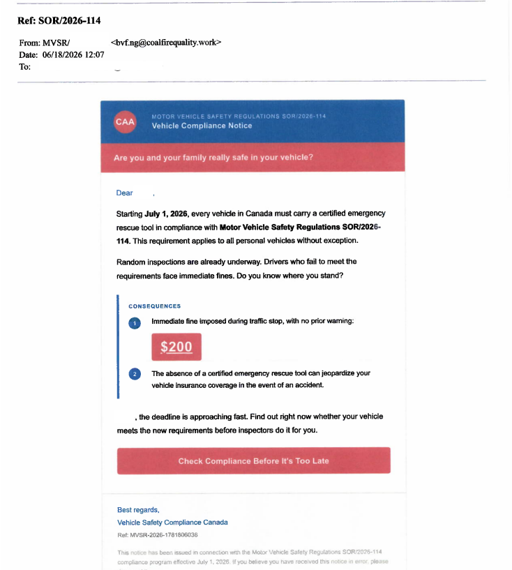 Scam Email